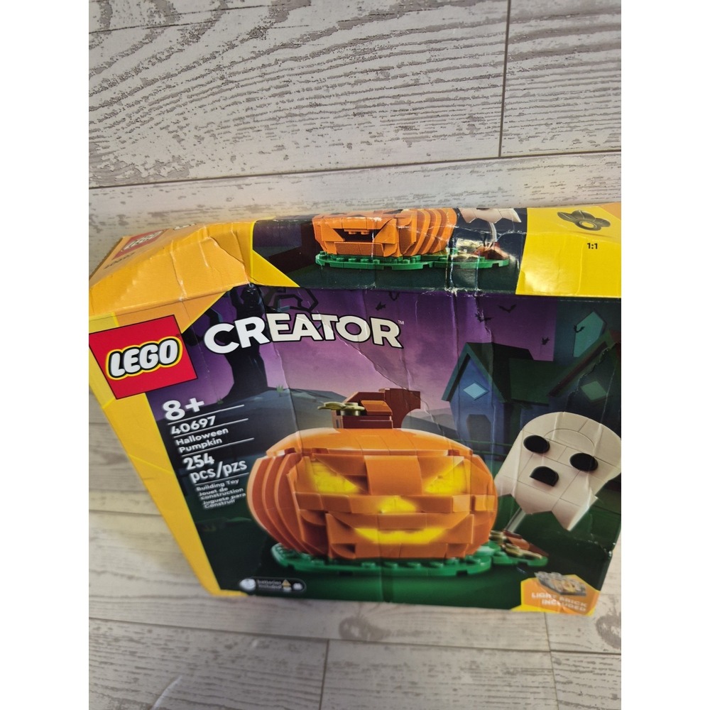 LEGO Creator 40697 Halloween Pumpkin Building Toy Box Damage READ - Picture 8 of 8
